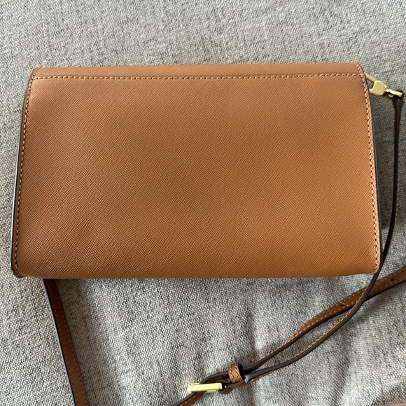 Tory Burch Emerson Combo Crossbody Handbag Brown Leather Nearly New - Picture 4 of 13